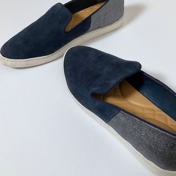Birdies The Swift Slip On Sneakers | Suede | Night Sky Blue | Size 8.5 - Picture 9 of 13